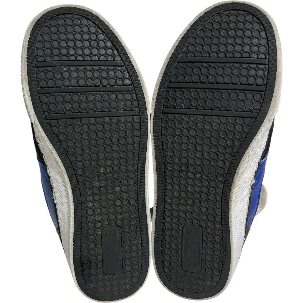 The Children's Place Blue Black White Colorblock Sneakers Boy's 2